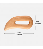 Paleta Modelatoare Multifunctionala, cu maner, lemn de santal, MaderoTerapie / Masajul Anticelulitic / Slimming /Presopunctura 