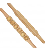Dispozitiv Multifunctional, lemn de esenta tare, MaderoTerapie/Masaj Anticelulitic/Slimming/Drenaj, cu 6 bile mobile (R209S)