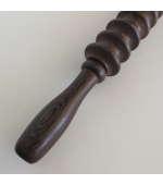 Roller din lemn wenge, pentru masaj cu 3 role triple (cod R206S)