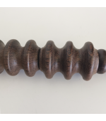 Roller din lemn wenge, pentru masaj cu 5 role triple (cod R204S)