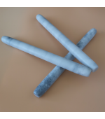 Bagheta din jad, alb,  pentru masaj, relaxare, tonifiere,anticelulitic(R78L)