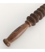 Roller din lemn wenge, pentru masaj cu 4 role duble, 8 discuri zimtate (cod R105-9S)
