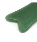 Piatra Gua Sha, din jad, forma de peste, facial, antirid, corporal, scraping (G04L)