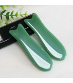 Piatra Gua Sha, din jad, forma de peste, facial, antirid, corporal, scraping (G04L)