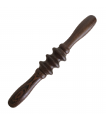 Roller din lemn wenge, pentru masaj cu 1 rola tripla, 3 discuri (cod R 211S)