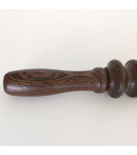 Roller din lemn wenge, pentru masaj cu 1 rola tripla, 3 discuri (cod R 211S)