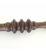 Roller din lemn wenge, pentru masaj cu 1 rola tripla, 3 discuri (cod R 211S)