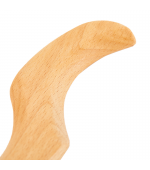 Dispozitiv, din lemn, de fag, pentru masaj si gua sha, maderoterapie, relaxare, detensionare, 15.5 cm