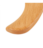 Dispozitiv, din lemn, de fag, pentru masaj si gua sha, maderoterapie, relaxare, detensionare, 15.5 cm