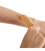 Dispozitiv, din lemn, de fag, pentru masaj si gua sha, maderoterapie, relaxare, detensionare, 15.5 cm