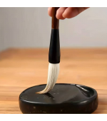 Pensula pentru caligrafie chinezeasca, pictura, maner bambus, 27.5 cm
