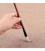 Pensula pentru caligrafie chinezeasca, pictura, maner bambus, 27.5 cm